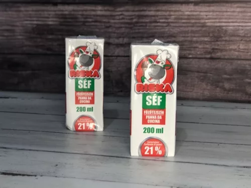 200 ml főzőtejszín 21%  (Riska)
