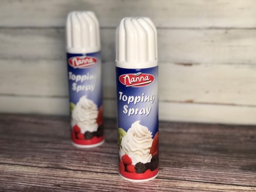 Topping tejszínhab spray