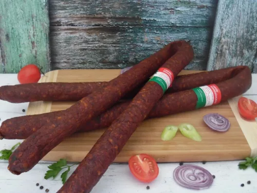 Szarvas kolbász csípős
